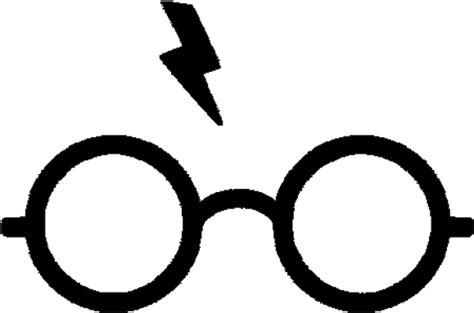 Harry Potter Glasses And Scar Clip Art