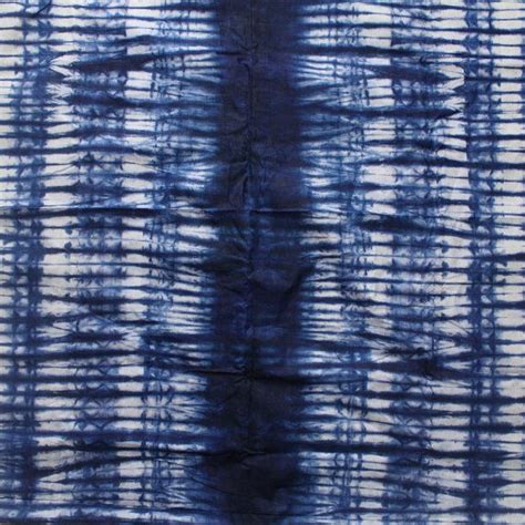 Blue Tie Dye Fabric Nigerian Adire 4.75 Yards African | Etsy UK | Tie ...