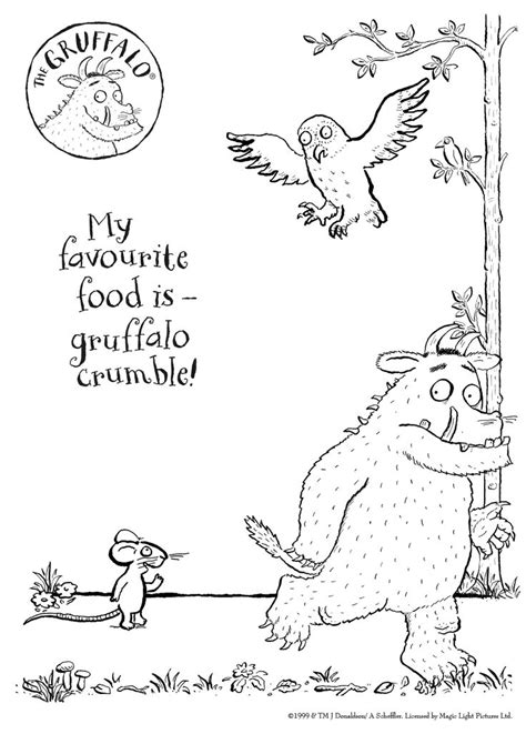 Here's a BRAND NEW colour-in Gruffalo sheet for you to print out! Enjoy ...