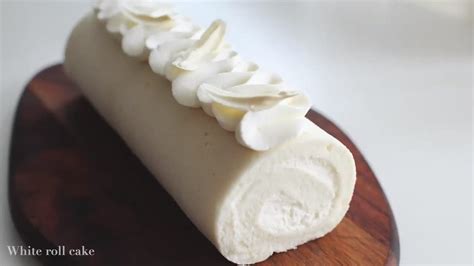 Milky Soft White Roll Cake Recipe | Book Recipes