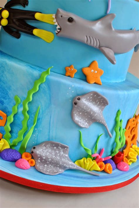 Hope's Sweet Cakes: Underwater Shark Cake