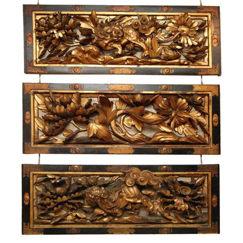 Japanese wood carving panel (Ranma) at 1stDibs | japanese ranma panels ...