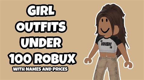 100 Robux Outfits Girl | Roblox Outfits Under 100 Robux | Girl Outfits ...