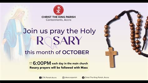 ROSARY MONTH (OCTOBER) PRAYING THE ROSARY (DAY 27) - YouTube