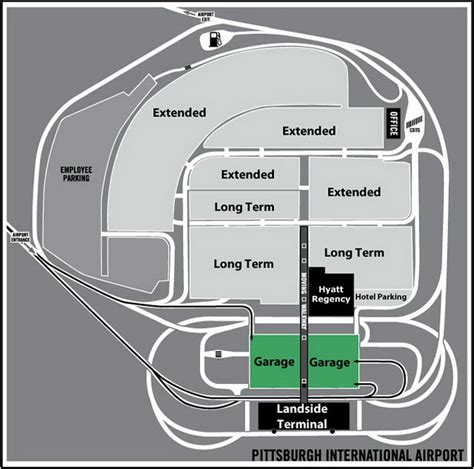 Airport Parking Map - pittsburgh-airport-parking-map.jpg