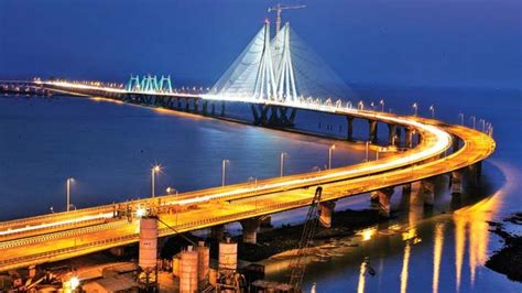 Cable Stayed Bridge | Mumbai | Sea Bridge | Bandra Worli Sea Link ...