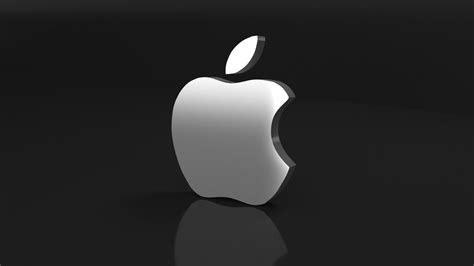 3D model VR / AR ready apple logo | CGTrader