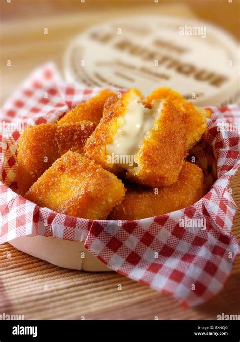 Deep fried breaded Camembert cheese recipe Stock Photo - Alamy