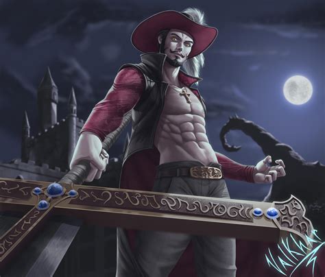 Dracule Mihawk (fanart) : r/OnePiece