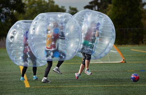 For a seriously fun workout, try bubble soccer | The Seattle Times