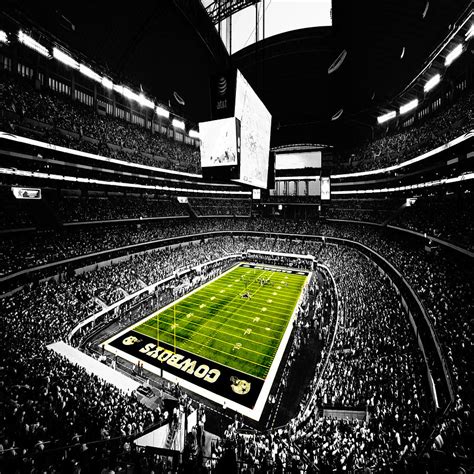 Dallas Cowboys Football Stadium Digital Art by Brian Reaves