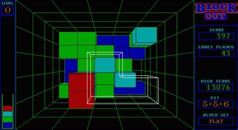 Blockout (DOS) - online game | RetroGames.cz