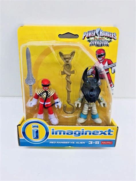 Imaginext Saban Power Rangers Alien Invasion Red Ranger vs Alien ...