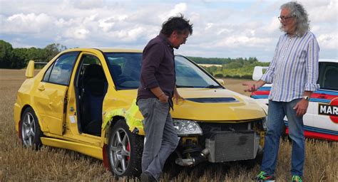 James May And Richard Hammond Give The Crashed Mitsubishi EVO From ‘A ...