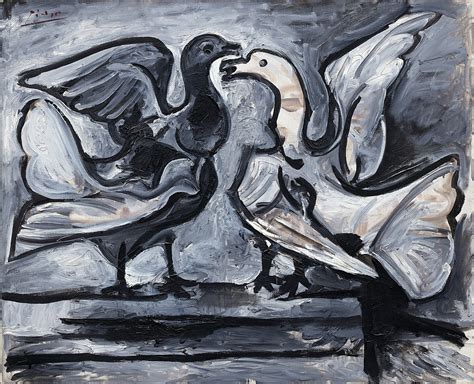 Pablo Picasso | Two Doves with Wings Spread | The Guggenheim Museums ...