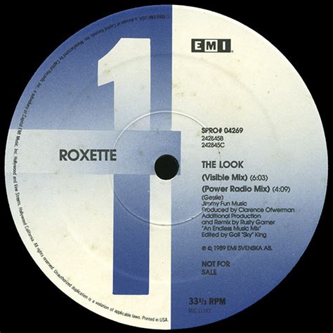 Roxette - The Look (1989, Vinyl) | Discogs