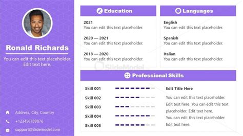 Professional Profile Self Introduction Template - SlideModel