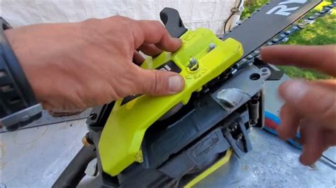 Ryobi Chainsaw / blade-chain replacement - YouTube