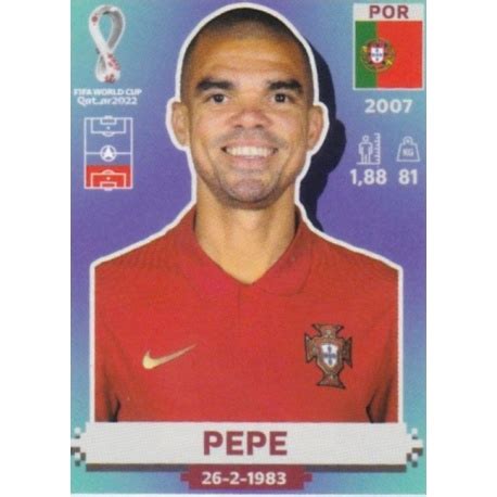 Buy Soccer Stickers Pepe Portugal Panini World Cup Stickers 2022