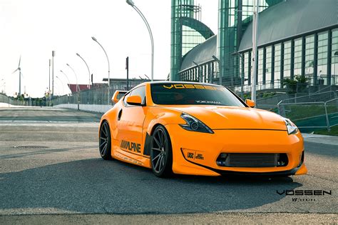 Customized Attention Stealing Orange Nissan 370Z Screams of Racing ...