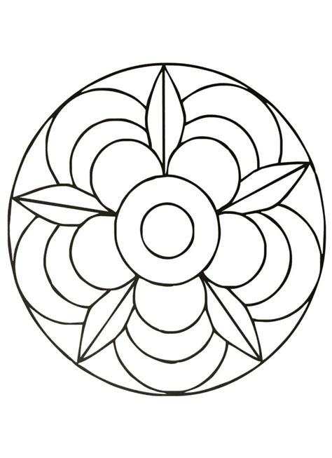 Mandala Coloring Pages for Kids | Print and Color