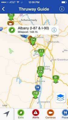 Map Of Nys Thruway Exits - Maps For You