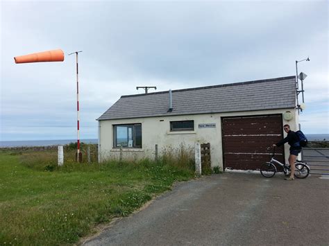 The smallest airport in the UK? Papa Westray Orkney. That's the ...