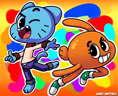 Gumball and Darwin by WaniRamirez on DeviantArt