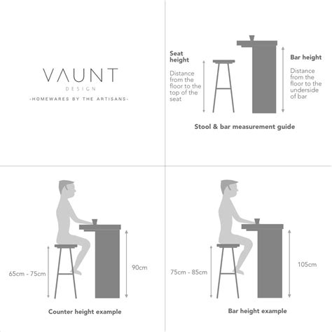 Bar Stool Height Calculator - A Bar Stool Buying Guide | Vaunt Design