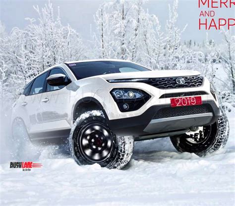 Tata Harrier 4x4 taking on the snow - Wishes Merry Christmas and Happy ...