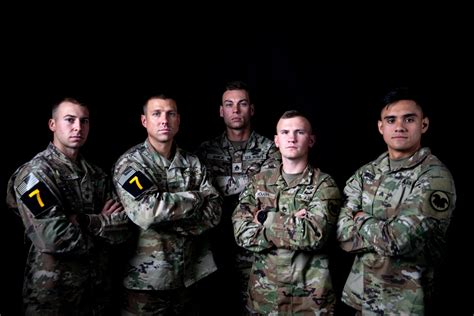 The Soldiers representing the U.S. Army Reserve (Squad 7) in the U.S ...