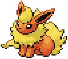 F2U Flareon Pixel by wereboofer on DeviantArt