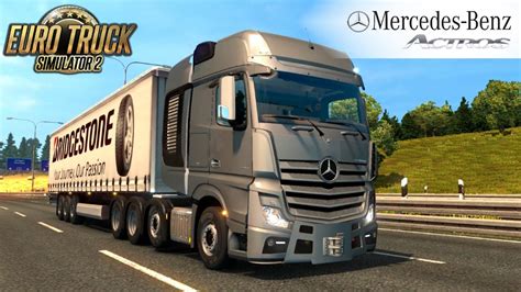 Euro Truck Simulator 2 MERCEDES-BENZ ACTROS 4163 SLT - YouTube