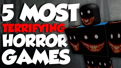 5 Most Terrifying Roblox Horror Games 2020 - YouTube