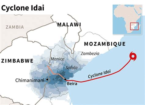 Cyclone Idai, Mozambique - Image of the Week - Earth Watching