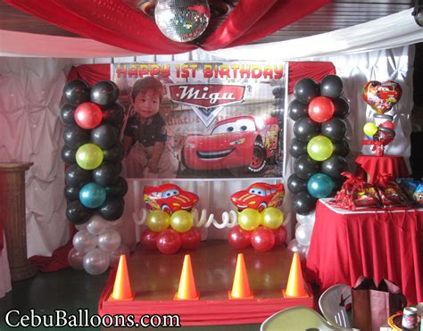 Lightning McQueen Decoration at Royal Concourse | Cebu Balloons and ...