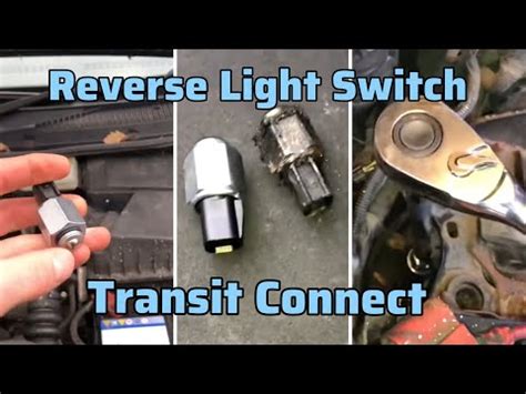 How to change the reverse light switch on a Ford Transit Connect - YouTube