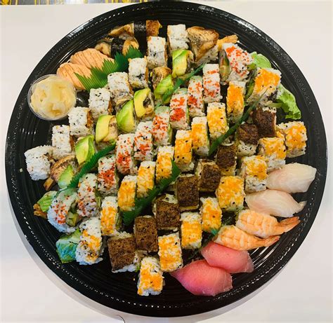 Sushi Tray Catering Menu — Makoto Japanese Buffet