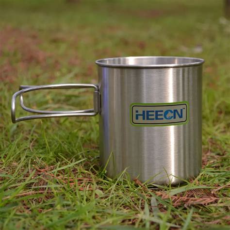 free shiping Heecn outdoor stainless steel mug With capacity scales ...