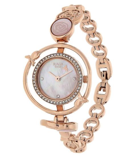 Titan Raga Rose Gold Women's Watch Price in India: Buy Titan Raga Rose ...