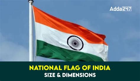 National Flag of India Size and Dimensions