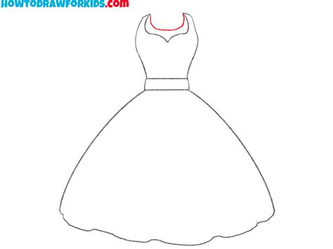 How To Draw A Dress Easy Drawing Tutorial For Kids | atelier-yuwa.ciao.jp