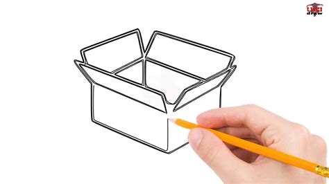 Easy Box Drawing Ideas | A Simple 3D Box Sketch For Beginners - YouTube