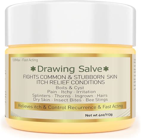 Amazon.com: Manuka Honey Tea Tree Drawing Salve Cream Ointment, 100% ...