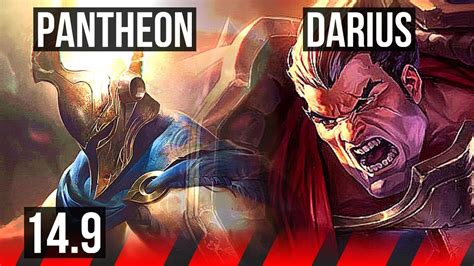 PANTHEON vs DARIUS (TOP) | 7 solo kills, Dominating | BR Grandmaster ...