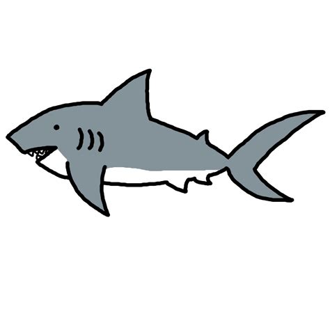 Free Shark Clipart Black And White, Download Free Shark Clipart Black ...