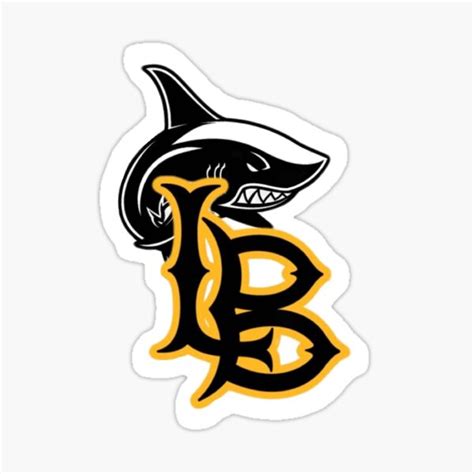 "Cal State Long Beach Sharks" Sticker for Sale by ariannacerv | Redbubble