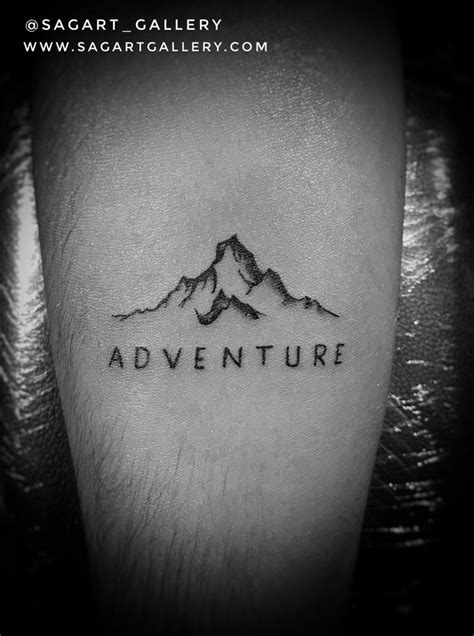 Adventure tattoo | mountains tattoo | arm tattoo | Adventure tattoo ...