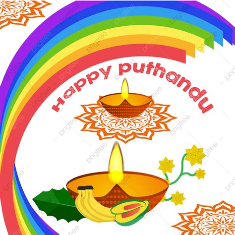 Happy Puthandu PNG, Vector, PSD, and Clipart With Transparent ...