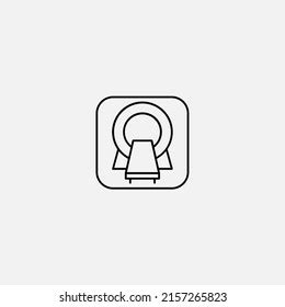 Mri Icon Sign Vectorsymbol Logo Illustration Stock Vector (Royalty Free ...